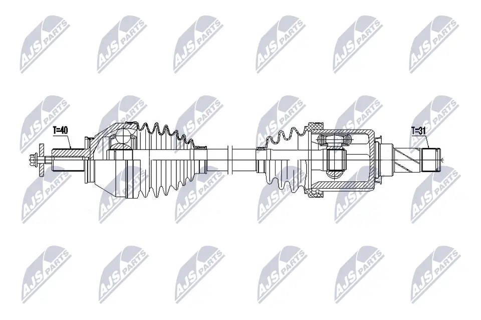 Árbol de transmisión NPW-LR-035