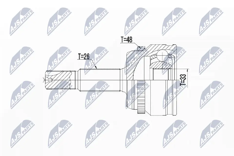 Joint Kit, drive shaft NPZ-TY-103