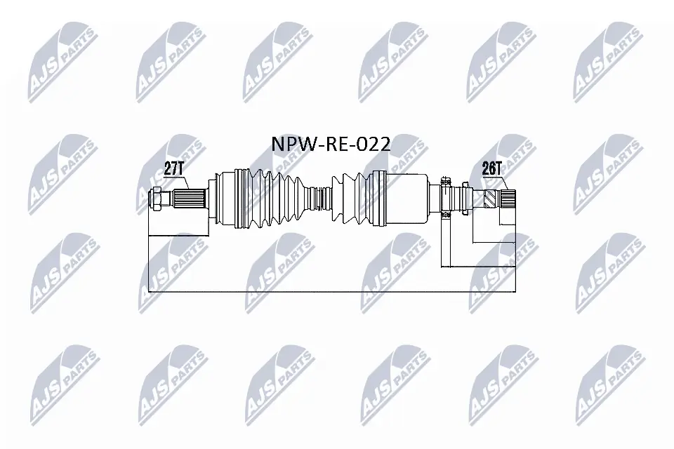 Drive Shaft NPW-RE-022