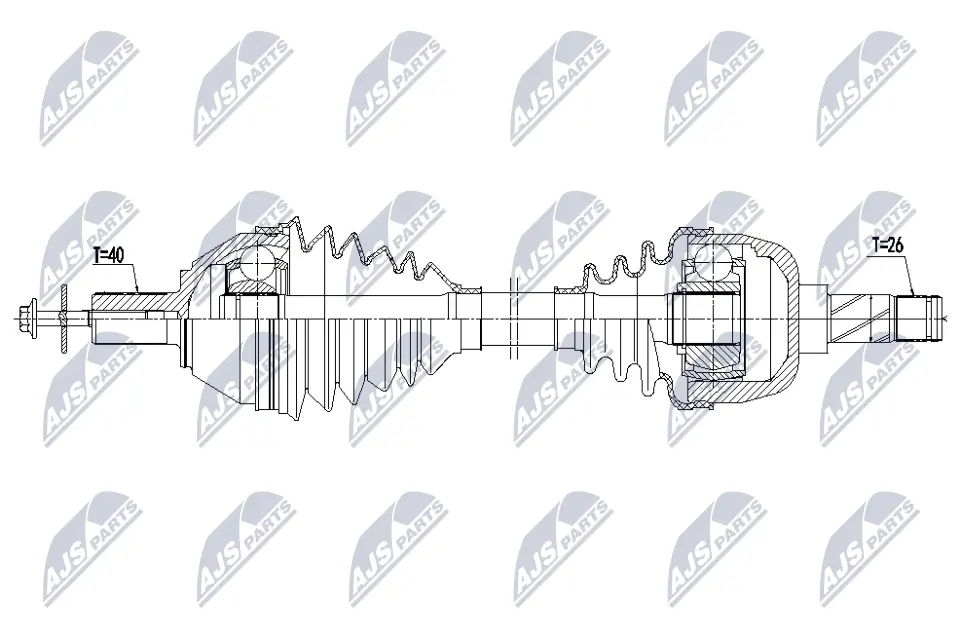 Drive Shaft NPW-VV-169