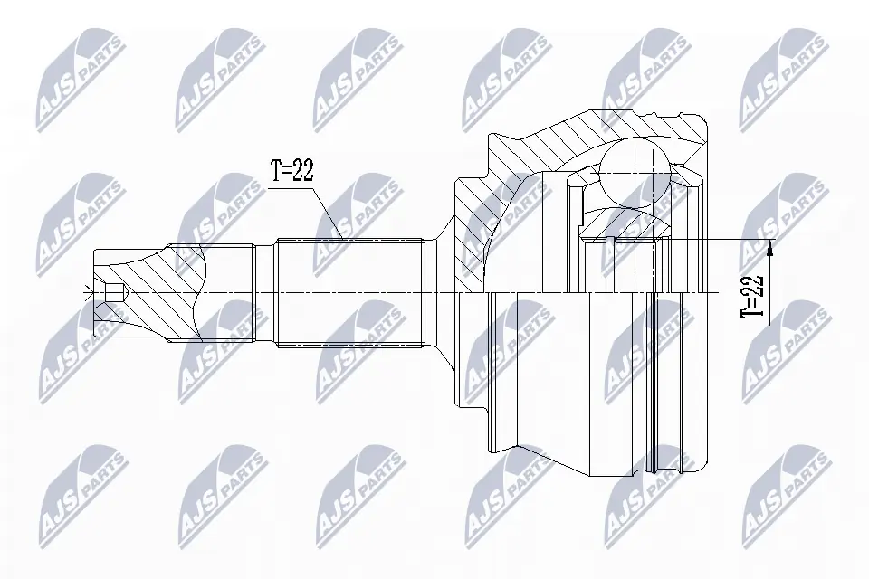 Joint Kit, drive shaft NPZ-FT-001