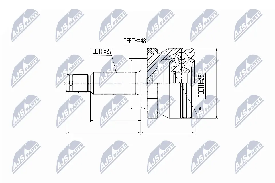 Joint Kit, drive shaft NPZ-HY-508