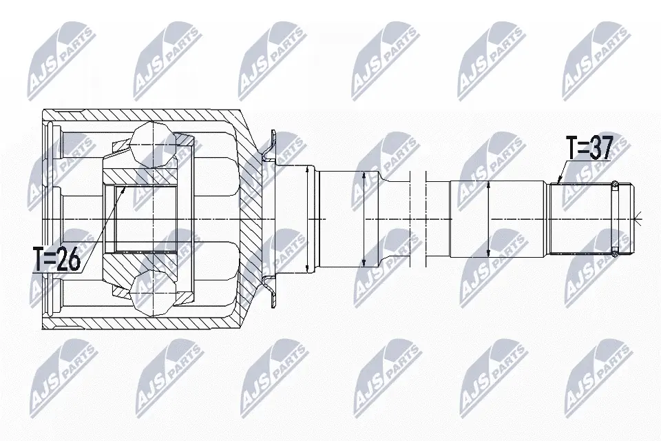 Joint Kit, drive shaft NPW-ME-058