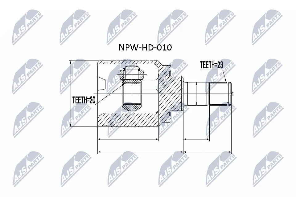 Joint Kit, drive shaft NPW-HD-010