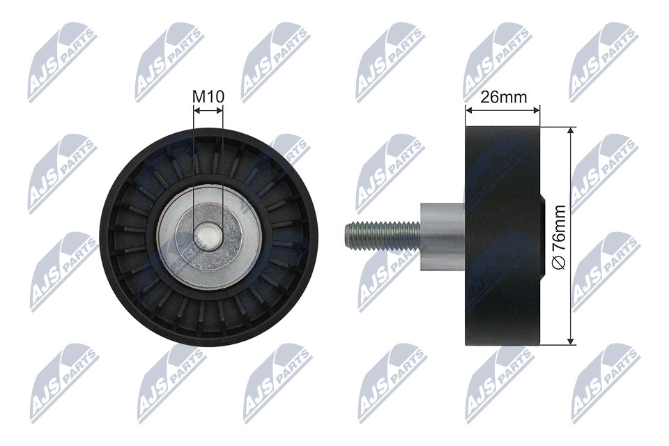Tensioner Pulley, V-ribbed belt RNK-BM-058