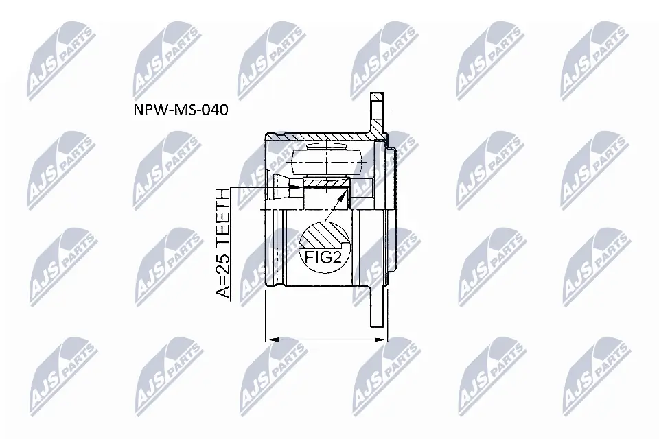 Joint Kit, drive shaft NPW-MS-040