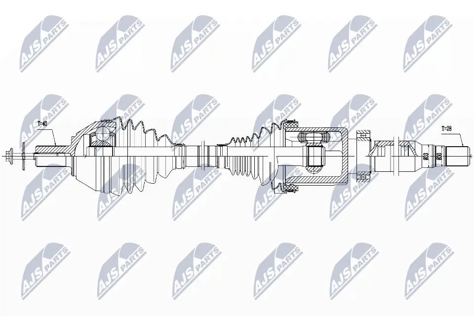 Drive Shaft NPW-VV-042