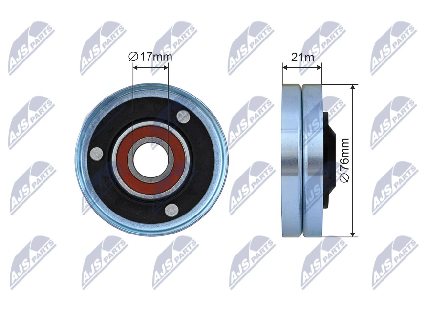 Deflection Pulley/Guide Pulley, V-belt RNK-AU-054