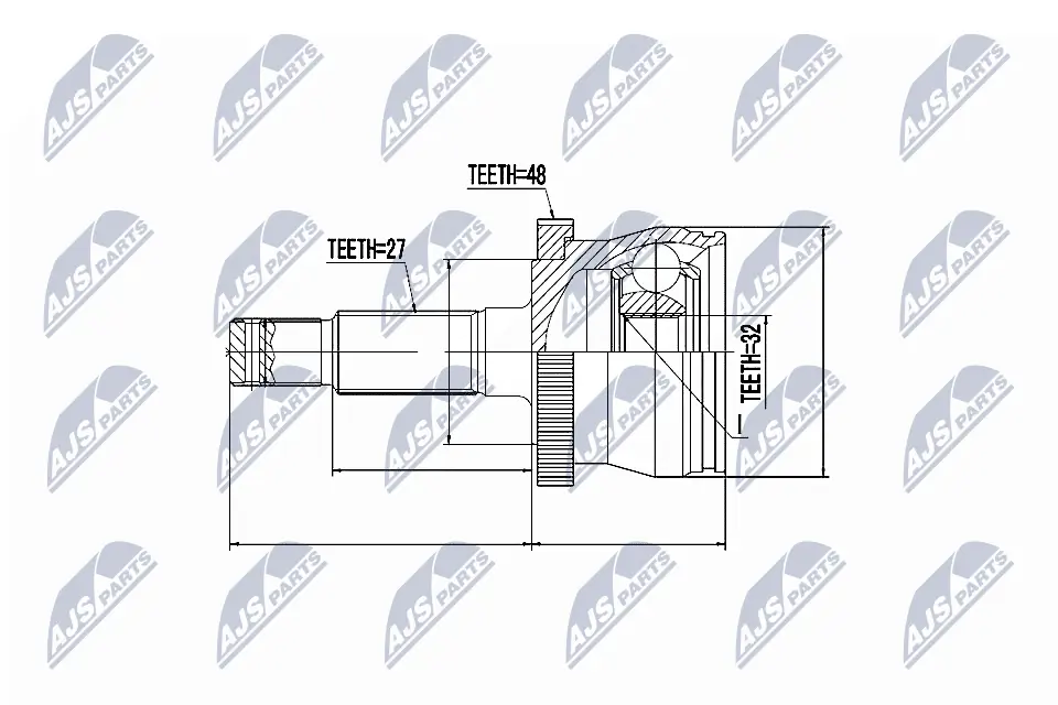 Joint Kit, drive shaft NPZ-CH-009