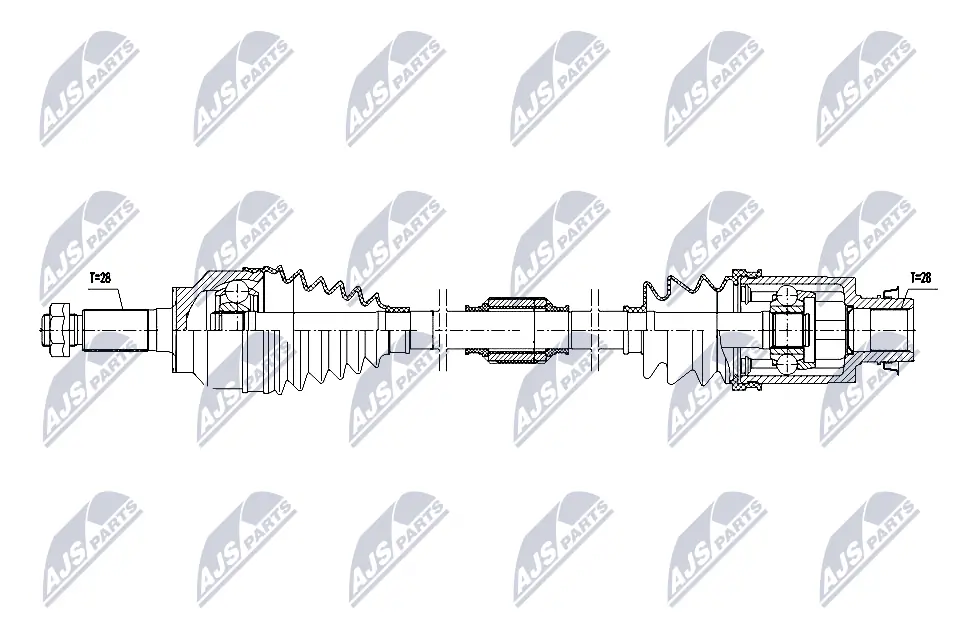 Drive Shaft NPW-MZ-098