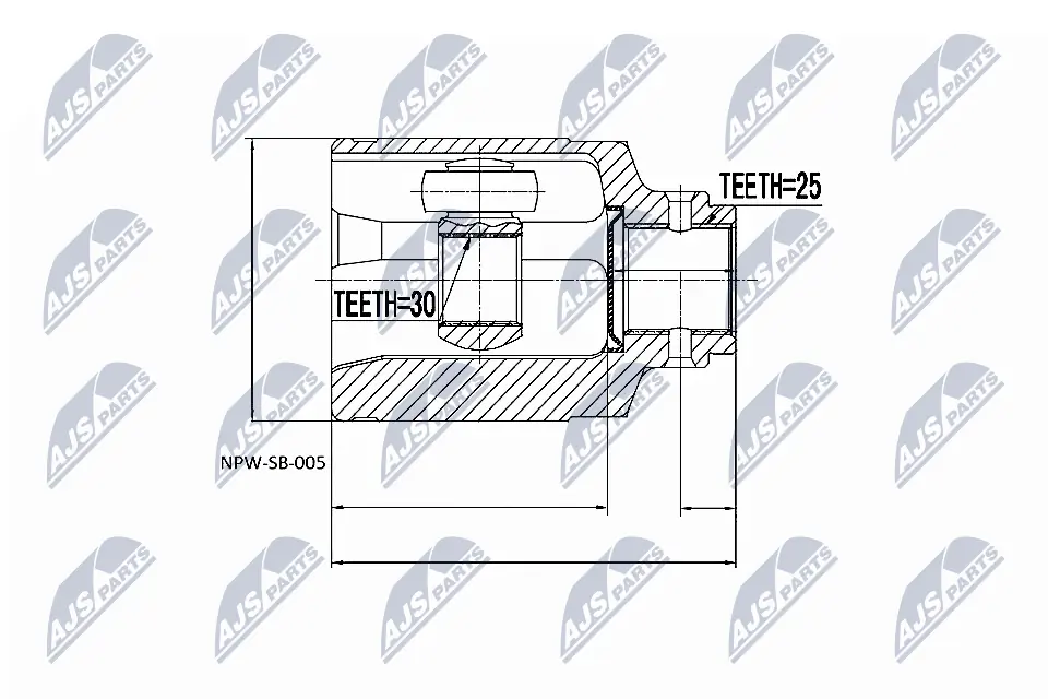 Joint Kit, drive shaft NPW-SB-005