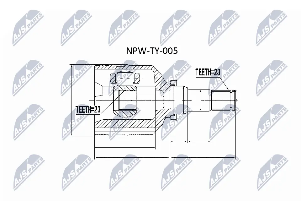 Joint Kit, drive shaft NPW-TY-005