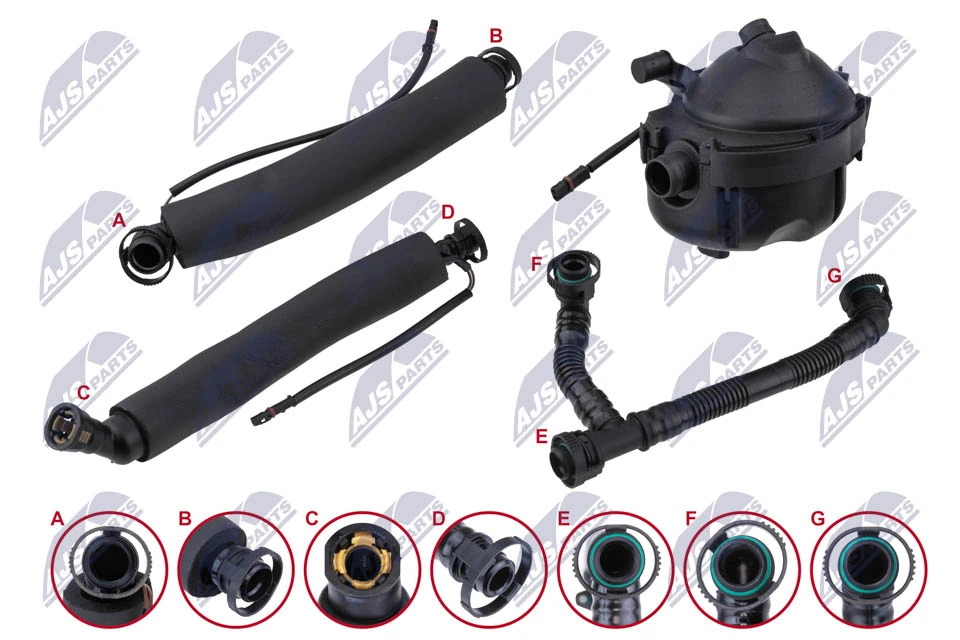 Oil Separator, crankcase ventilation SEP-BM-001