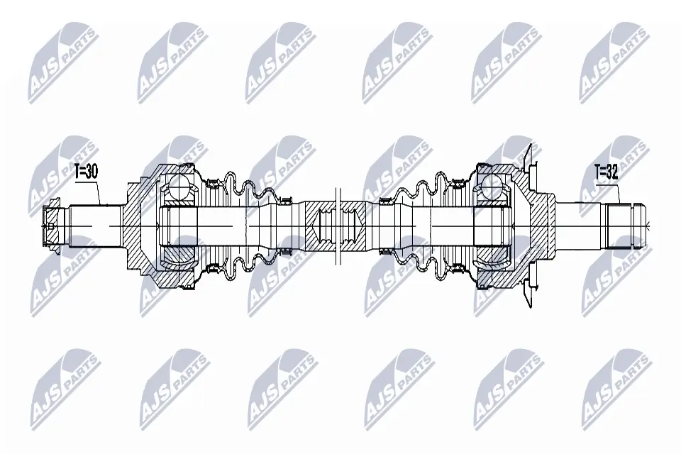 Drive Shaft NPW-BM-041