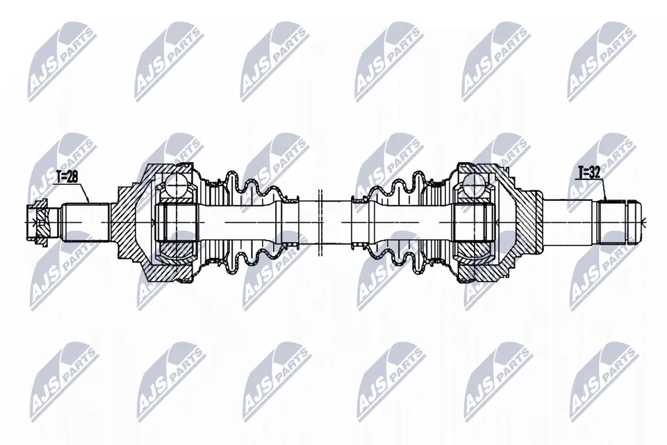 Drive Shaft NPW-BM-194