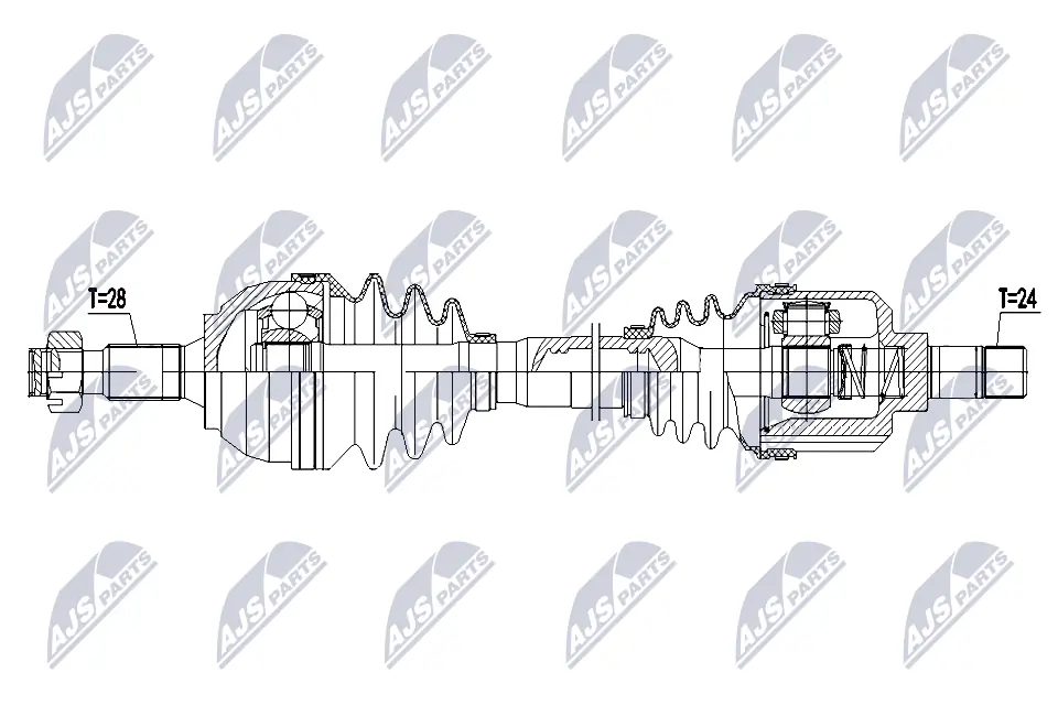 Drive Shaft NPW-CT-144