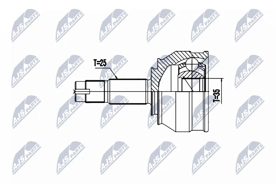 Joint Kit, drive shaft NPZ-PL-050