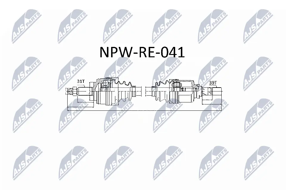 Drive Shaft NPW-RE-041