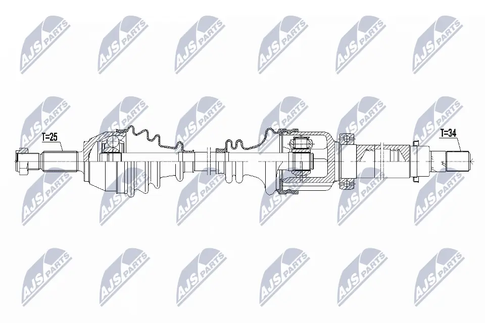 Drive Shaft NPW-FR-105