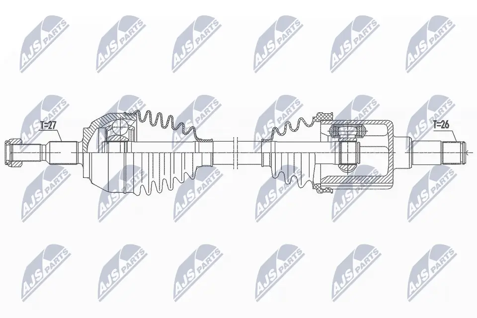Drive Shaft NPW-FR-117