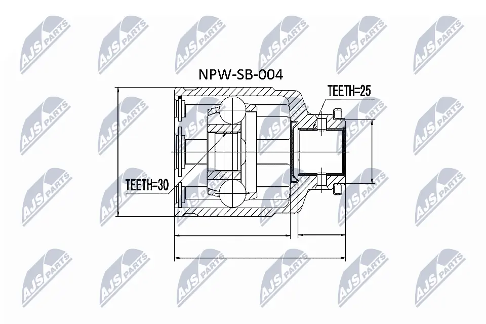 Joint Kit, drive shaft NPW-SB-004