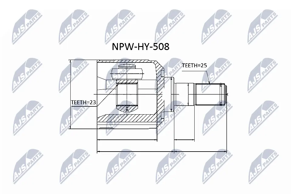 Joint Kit, drive shaft NPW-HY-508