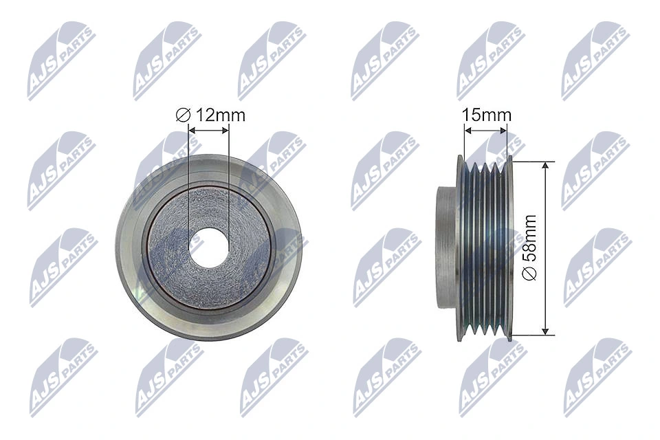 Tensioner Pulley, V-ribbed belt RNK-SU-009