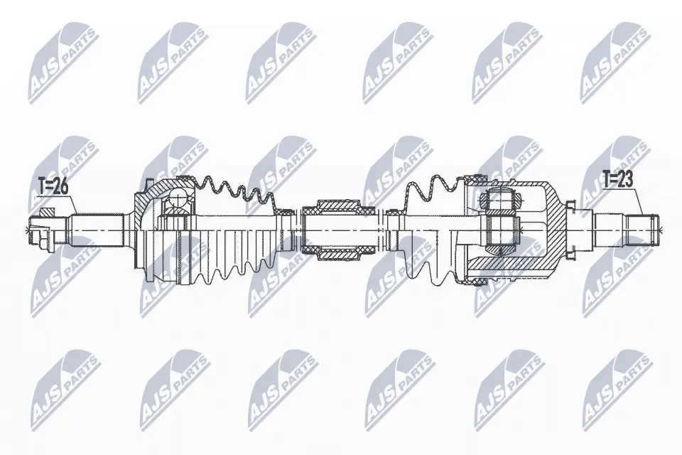 Drive Shaft NPW-TY-159