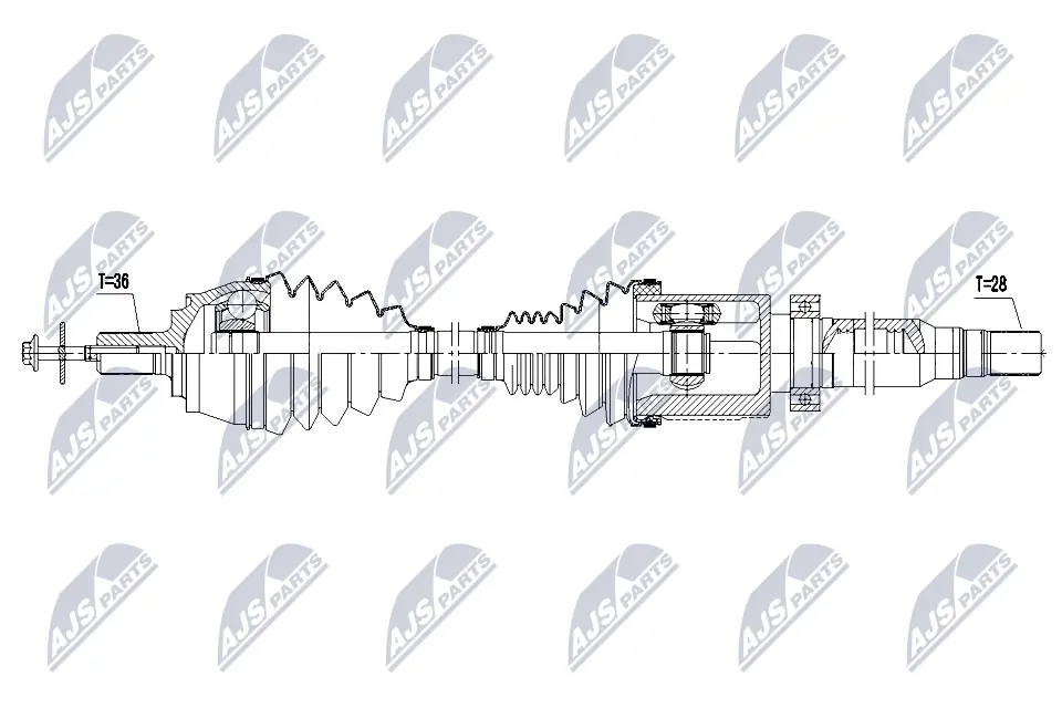 Drive Shaft NPW-VV-163