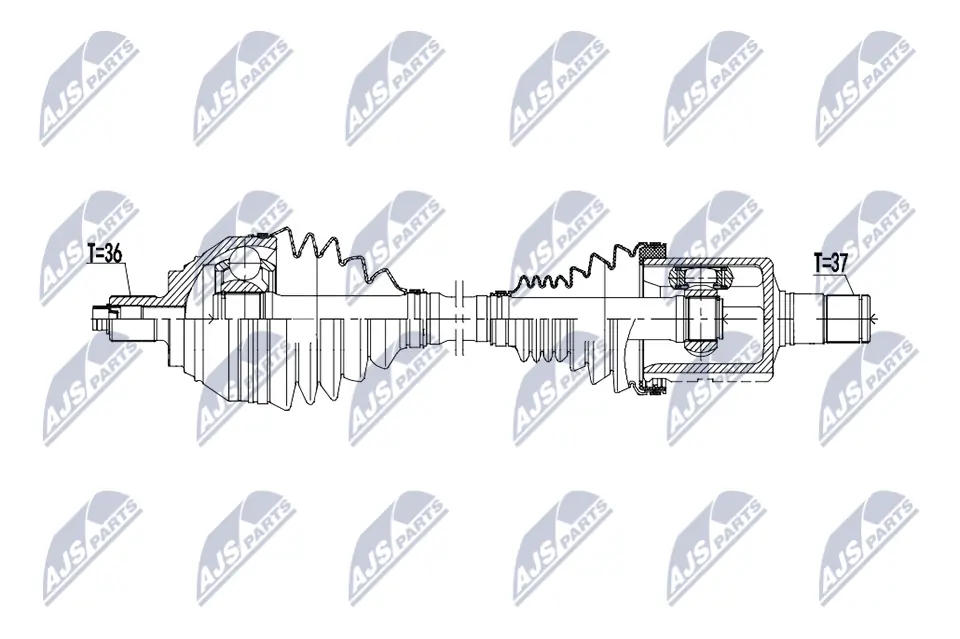 Drive Shaft NPW-VW-236