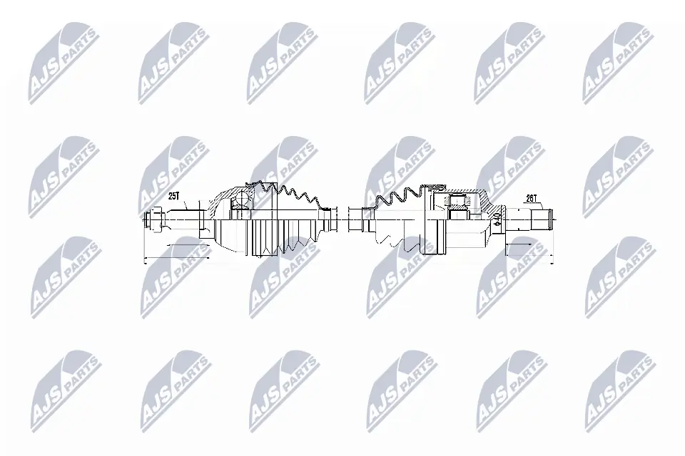Drive Shaft NPW-FR-055