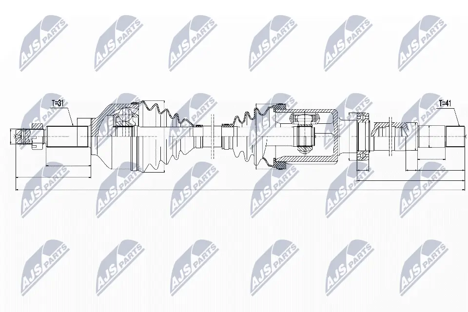 Drive Shaft NPW-FR-076