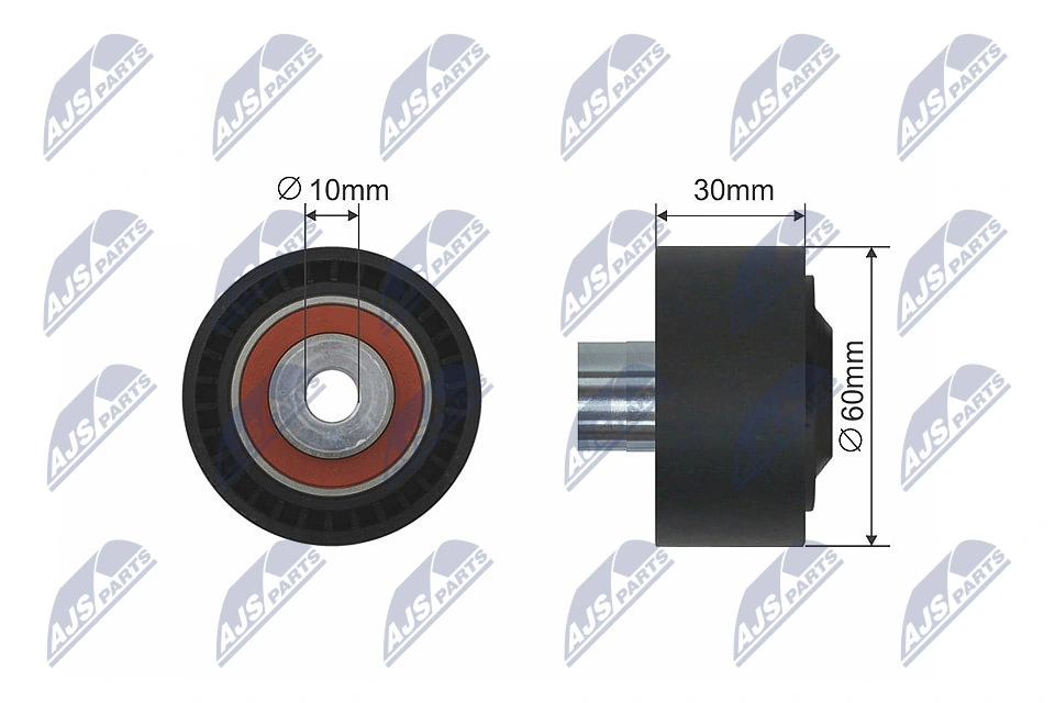 Tensioner Pulley, V-belt RNK-CT-040