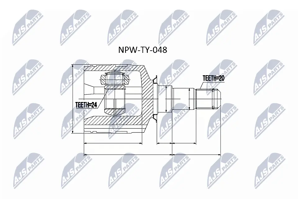 Joint Kit, drive shaft NPW-TY-048