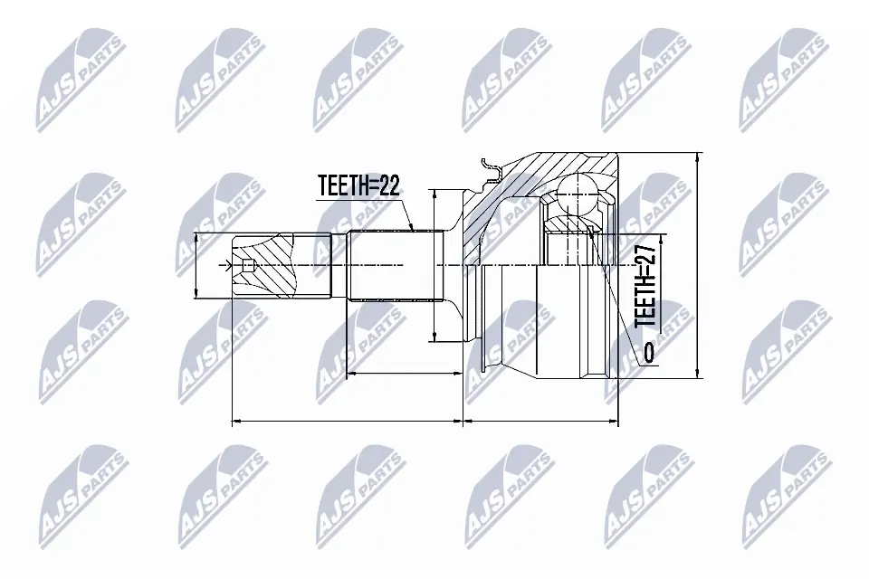 Joint Kit, drive shaft NPZ-FT-050