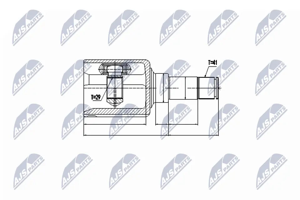 Joint Kit, drive shaft NPW-FR-077