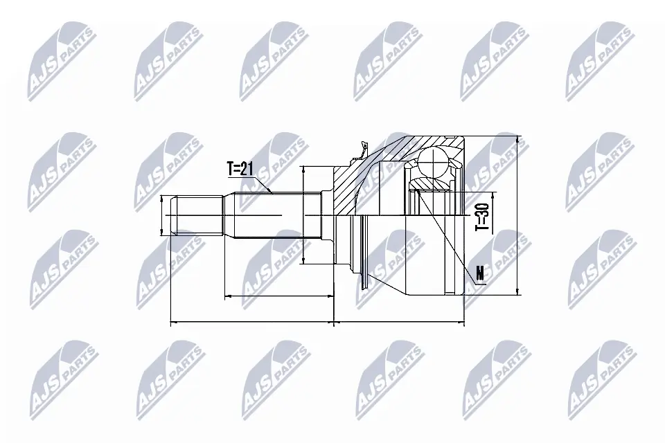 Joint Kit, drive shaft NPZ-RE-045