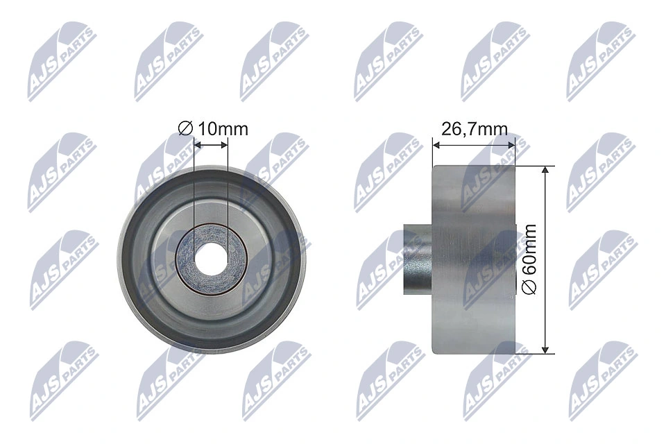 Deflection/Guide Pulley, V-ribbed belt RNK-FR-029