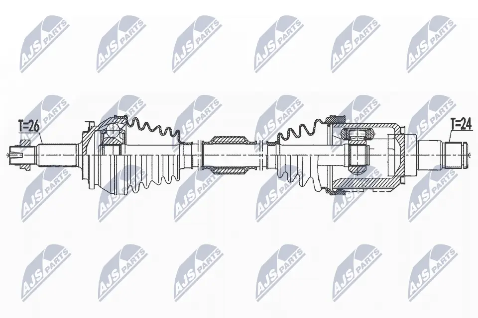 Drive Shaft NPW-TY-155