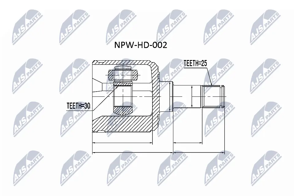 Joint Kit, drive shaft NPW-HD-002