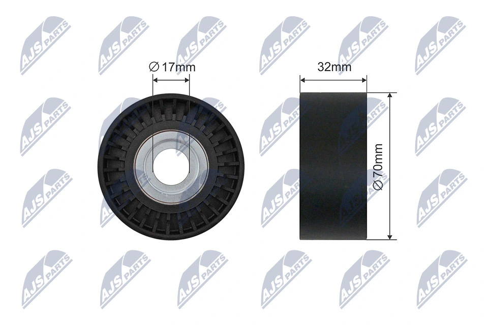 Tensioner Pulley, V-ribbed belt RNK-BM-055