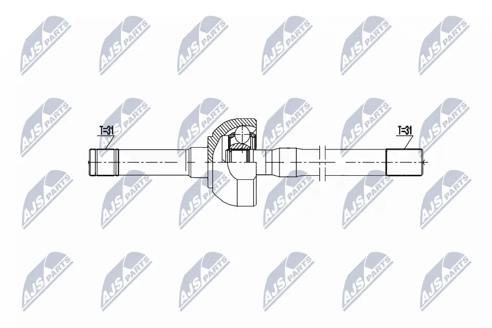 Drive Shaft NPW-NS-156