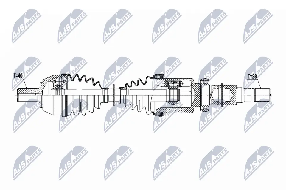 Drive Shaft NPW-FR-181