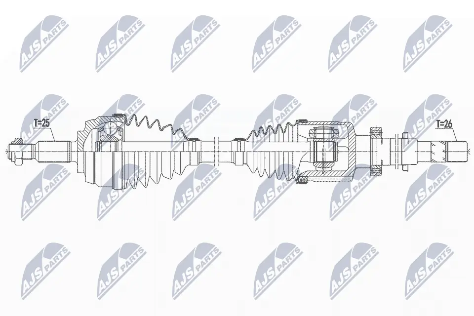 Drive Shaft NPW-RE-159