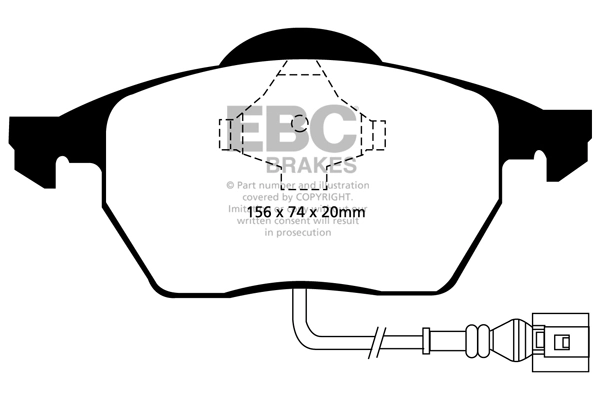 Brake Pad Set, disc brake DP21330