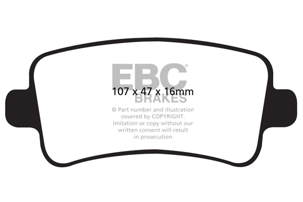 Brake Pad Set, disc brake DP42016R