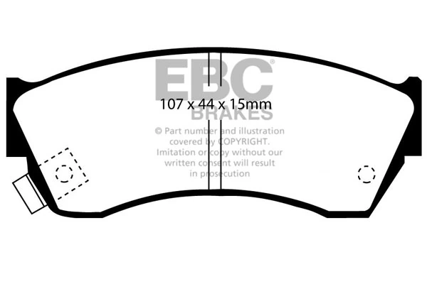 Brake Pad Set, disc brake DP2762