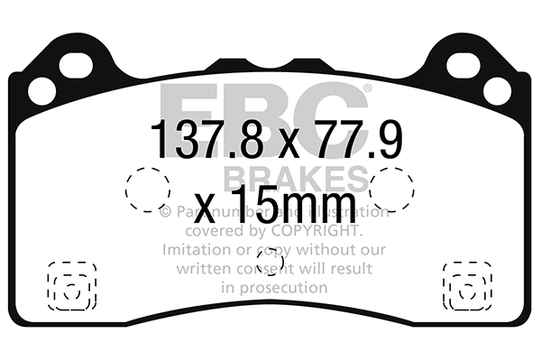 Brake Pad Set, disc brake DP42274R