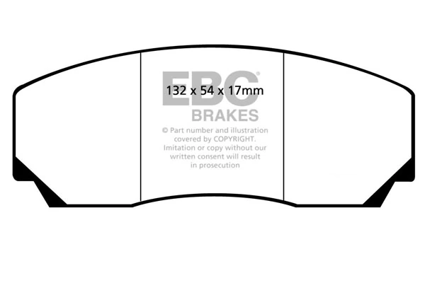 Brake Pad Set, disc brake DP4002R