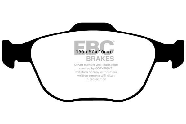 Set Pad Brek, Brek Piring DP41641R